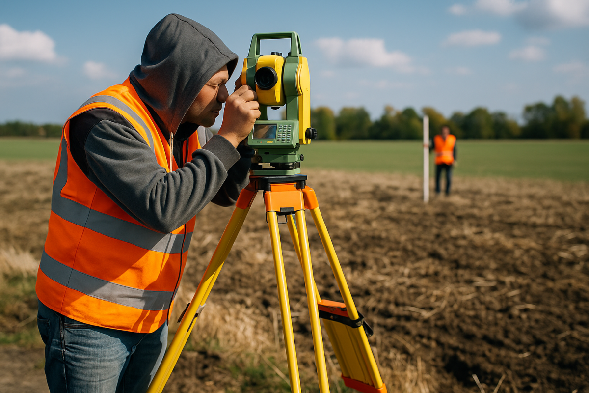 Geodeta podczas budowy – {kiedy jego pomoc jest niezbędna